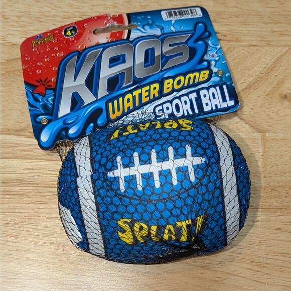 Ja-Ru KAOS Water Bombs Football Blue Splat Sport Ball Pool, Outdoor Summer Fun - Picture 2 of 5